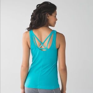 Lululemon Sweaty Endeavor tank with removable bra